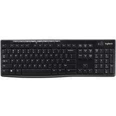 Ja (enkelfärgad) - Mus inkluderad - Trådlös Tangentbord Logitech Wireless Keyboard K270 tangentbord RF