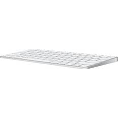 Apple Claviers Standard Apple Magic Keyboard Touch ID Bluetooth Clavier QWERTY Blanc Rechargeable