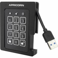 Apricorn Padlock Ssd 1tb Grå, Sort