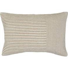 Svanefors Tyra Kuddfodral, randig Strl: Kuddöverdrag Beige, Brun (60x)