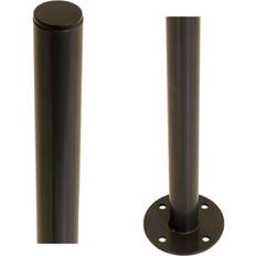 Plus Stålstolpe rund fod Ø42,4mm x96cm