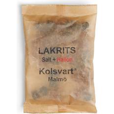 Kolsvart Salt + hindbær-lakrids, 120