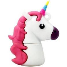 Schede di Memoria & Chiavette USB PENDRIVE 32GB MIO UNICORNO TECHONETECH TEC5148-32 32 GB USB 2.0 MEMORIA 32GB UNICORNO 3D