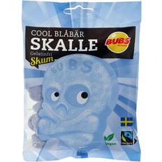 Bubs Snoepgoed en Koekjes Bubs Cool Blueberry Foam Skull Bag 90 g