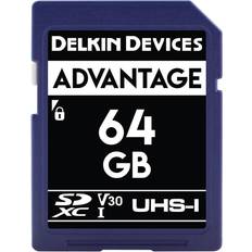 64 GB - SD Memory Cards Delkin Devices 64GB ADVANTAGE SDXC UHS-I (V30) Memory Card (DDSDW63364GB)