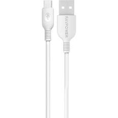 RAVPower Kevlar Micro-USB kabel 0,9m hvid