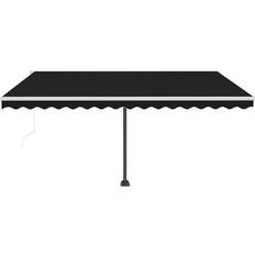 Be Basic Toldo De Pie Automático Gris Antracita 450x300 cm