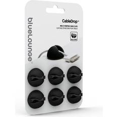 Bluelounge Cabledrop kabelholder 6-pak, farvede