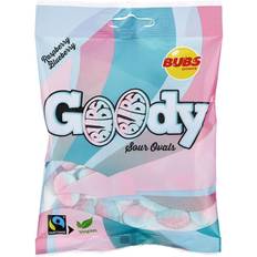 Fairtrade Konfekt og kaker Bubs Goody Sour Ovals 90g 1pakk