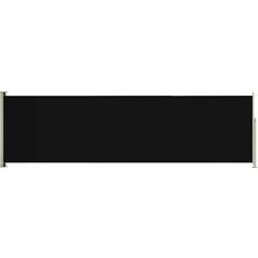 Sidemarkise sammenrullelig vidaXL sammenrullelig sidemarkise terrassen 180x600 sort - Sort