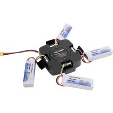 Lipo batteri lader Voltcraft V-Charge Eco Quad Modelbyg-oplader 12 V, 32 V 5 A LiPo