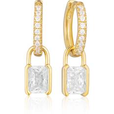 Sif jakobs – øreringe roccanova Sif Jakobs Roccanova Earrings - Gold/Transparent