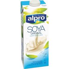 Alpro Milk & Plant-Based Drinks Alpro Original Soya Milk 100cl 8pack