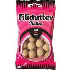 Filidutter Konfekta 10 65 Filidutter Hallon hallon 65 salt sötsur vegansk godispåsar