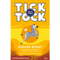 Tick Tock Matvaror Tick Tock Ginger Boost Tea 20 påsear