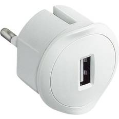 Usb stikkontakt oplader Legrand Usb lader 1500ma hvid (12 stk)