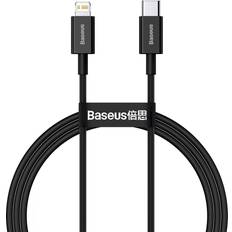 Baseus usb c pd til lightning kabel Baseus USB Cable USB-C Lightning Superior Series Cable, 20W, PD, 1m