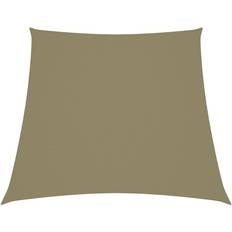 vidaXL Solsegel oxfordtyg trapets 3/4x2 m beige - Beige