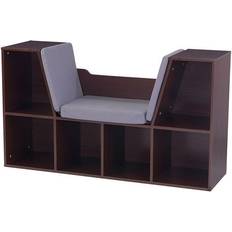 Brown Bookcases Kidkraft Bookcase with Reading Nook