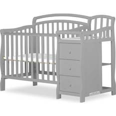 Dream On Me Casco 3-In-1 Mini Crib & Changing Table with Three Position Adjustable Mattress 29x56.8"