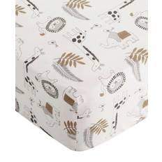 Levtex Baby Tanzania Fitted Crib Sheet In White/taupe