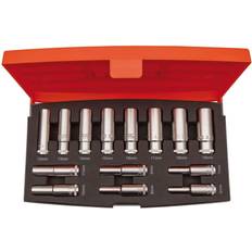 Bahco toppesæt 3/8" lang Topnøgle