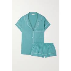 Green Pyjamas Eberjey Gisele Slouchy Pajama Set Charcoal/Ivory