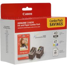 White Ink Canon PG-40/CL-41 Combo Black/Color