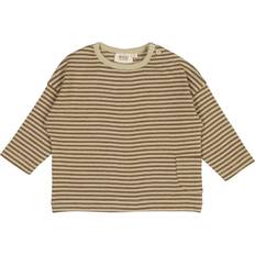 Wheat Mulch Stripe Addison Blouse yr yr