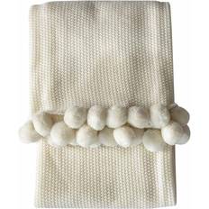 Gallery Crossland Grove Moss Stitched Pom Pom Blankets