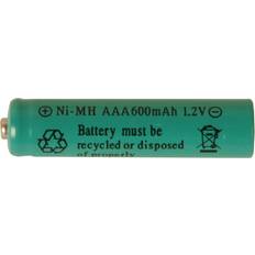 Rechargeable battery aaa Star Trading 1.2V Ni-MH AAA Rechargeable Battery 600mAh Compatible