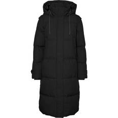 Brun - Dame Frakker Vero Moda Padded Long Jacket Kvinder