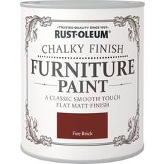 Rust-Oleum Paint on sale Rust-Oleum Chalky Furniture Paint - Fire Brick Wood Paint 0.75L