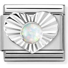 Nomination Classic Silvershine Opal 330508/26