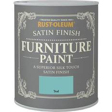 Rust-Oleum Satin Furniture Paint - Teal Wood Paint