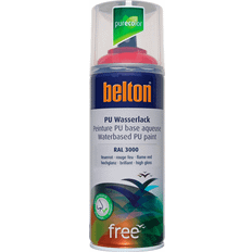 Belton Free high gloss farvespray RAL 3000 ild Lackfärg Röd 0.4L