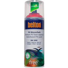 Belton Free high gloss farvespray RAL 3000 ild Lackfarbe Rot 0.4L