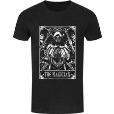 Deadly Tarot Mens The Magician T Shirt (Heather Black)