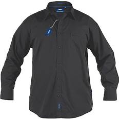 Duke Mens Corbin Kingsize Long Sleeve Classic Regular Shirt (2XL) (Black)