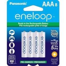 Panasonic eneloop charger Panasonic BK-4MCCA8BA eneloop Rechargeable Batteries (AAA; 8 pk)