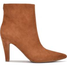 Shoes Nine West Cale 9x9 Heeled Booties Suede