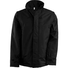 Blue - Leather Jackets Kariban Kariban Mens Zip-Off Sleeve Jacket (Black/Black)