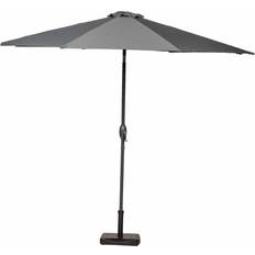 Royalcraft Garden Furniture Grey 3m Crank And Tilt Parasol