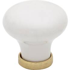 Messing knop Gustavsberg Knop K1 porcelæn/messing Artic Graphic