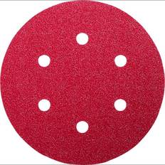 Bosch 2609256A31 Sanding Sheets for Random Orbit Sanders Diameter 150 mm Number of Holes 6 Grit 80 Lot of 5