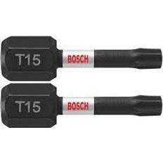 Bosch Bits spår Impact Control; T15; 25 mm; 2 st