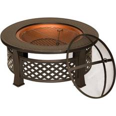 Log burner accessories Kingfisher 80cm Tall Outdoor Garden Patio Log Burner Pit BBQ