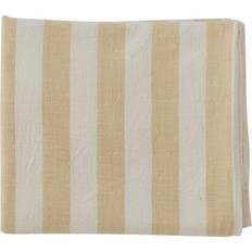 OYOY Striped Tischdecke Beige, Weiß (200x140cm)