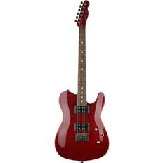 Transparent Electric Guitars Fender Special-Edition Custom Telecaster Fmt Hh Electric Guitar Transparent Crimson