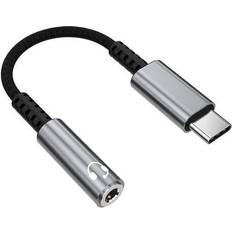 Aux adapter 24.se USB C - 3.5mm M-F Adapter 0.1m